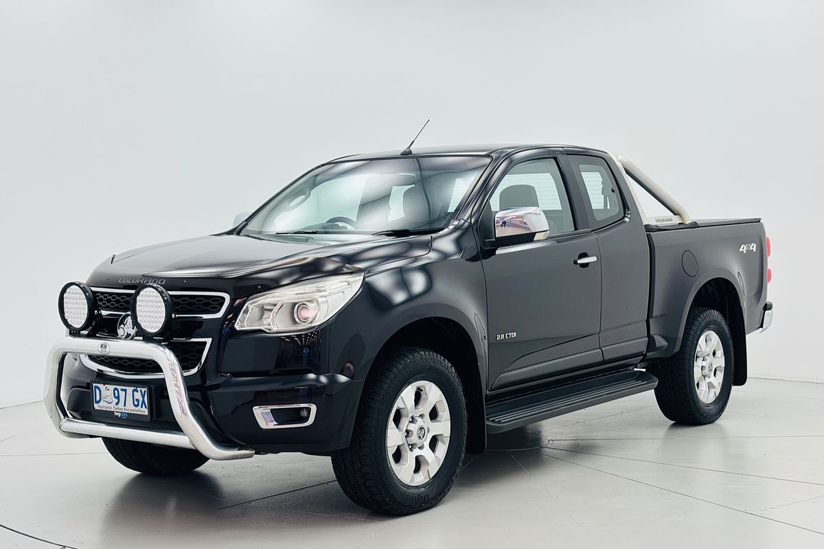 2013 HOLDEN COLORADO LTZ (4x4) 5 SP MANUAL SPACE CAB P/UP DT4 DIESEL