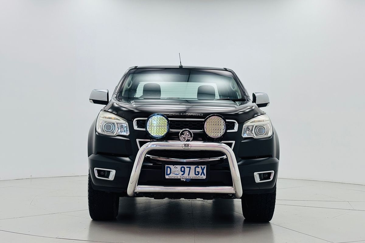 2013 HOLDEN COLORADO LTZ (4x4) 5 SP MANUAL SPACE CAB P/UP DT4 DIESEL