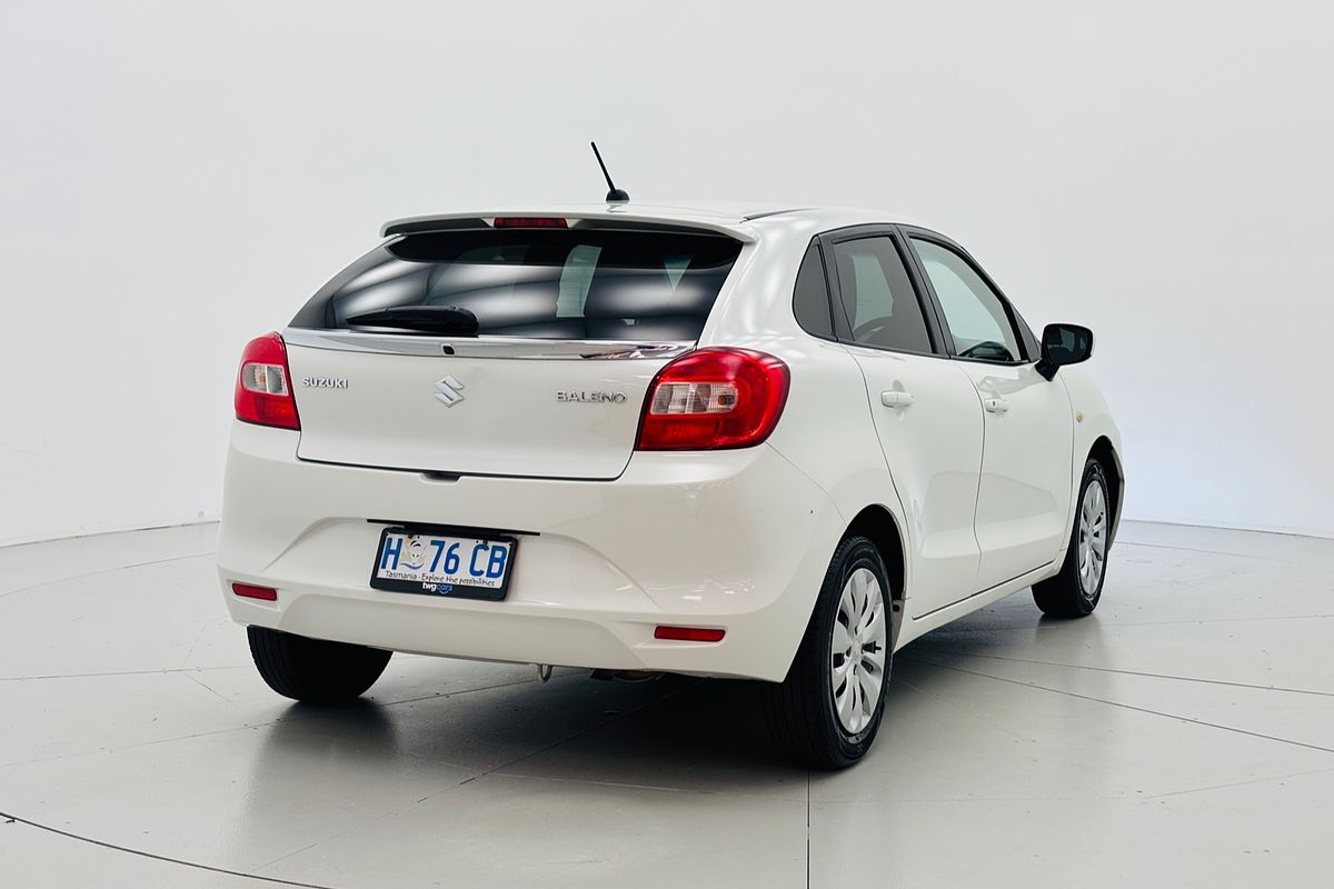 2017 SUZUKI BALENO GL 4 SP AUTOMATIC 4D HATCHBACK 4CYL