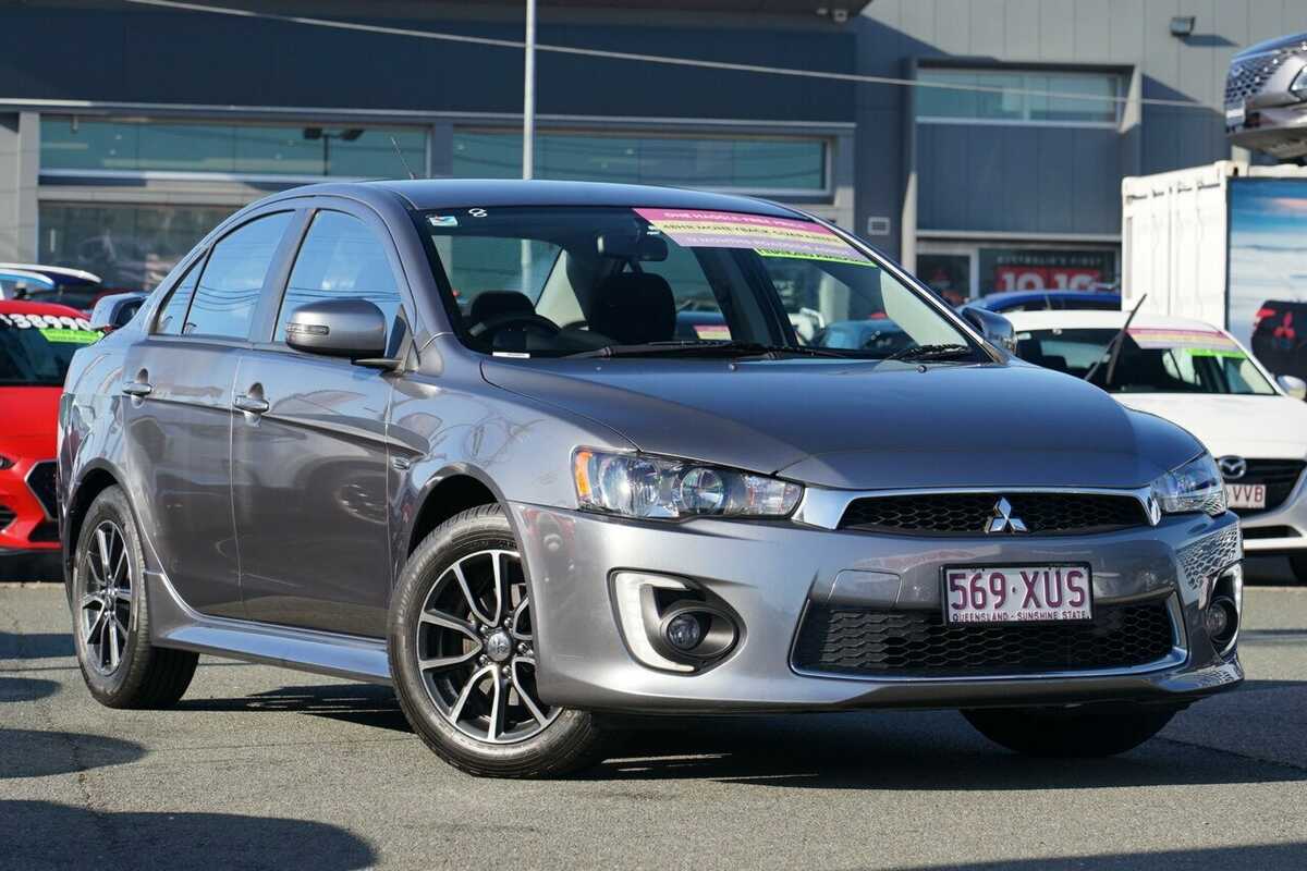 SOLD 2017 Mitsubishi Lancer ES Sport in Grey Used Sedan Springwood QLD