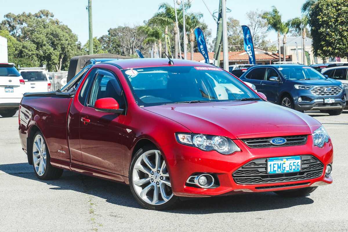 SOLD 2014 Ford Falcon Ute XR6 Turbo in Red Used Ute Maddington WA