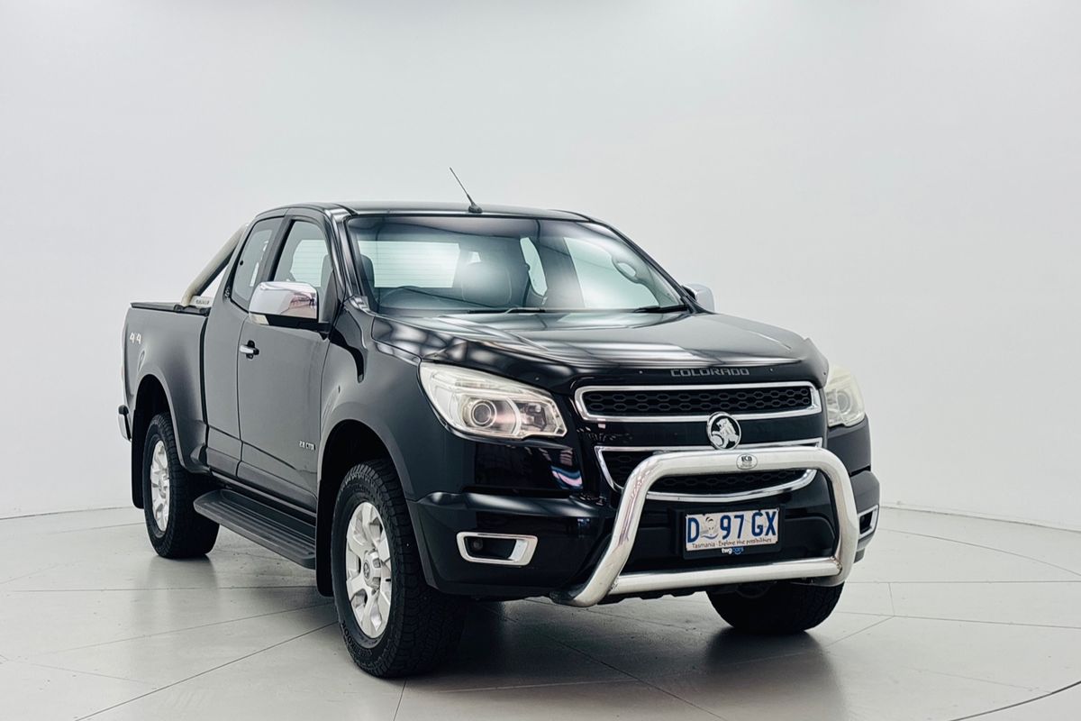 2013 HOLDEN COLORADO LTZ (4x4) 5 SP MANUAL SPACE CAB P/UP DT4 DIESEL