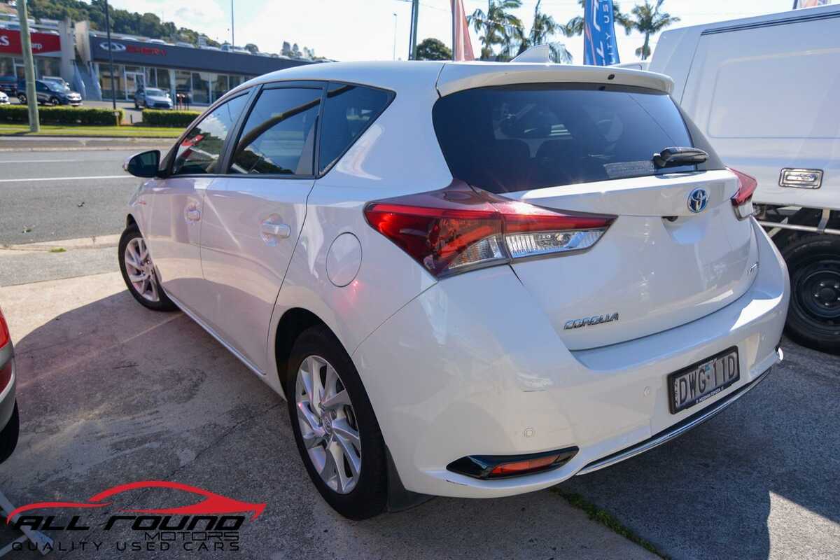 2018 Toyota COROLLA HYBRID ZWE186R MY16