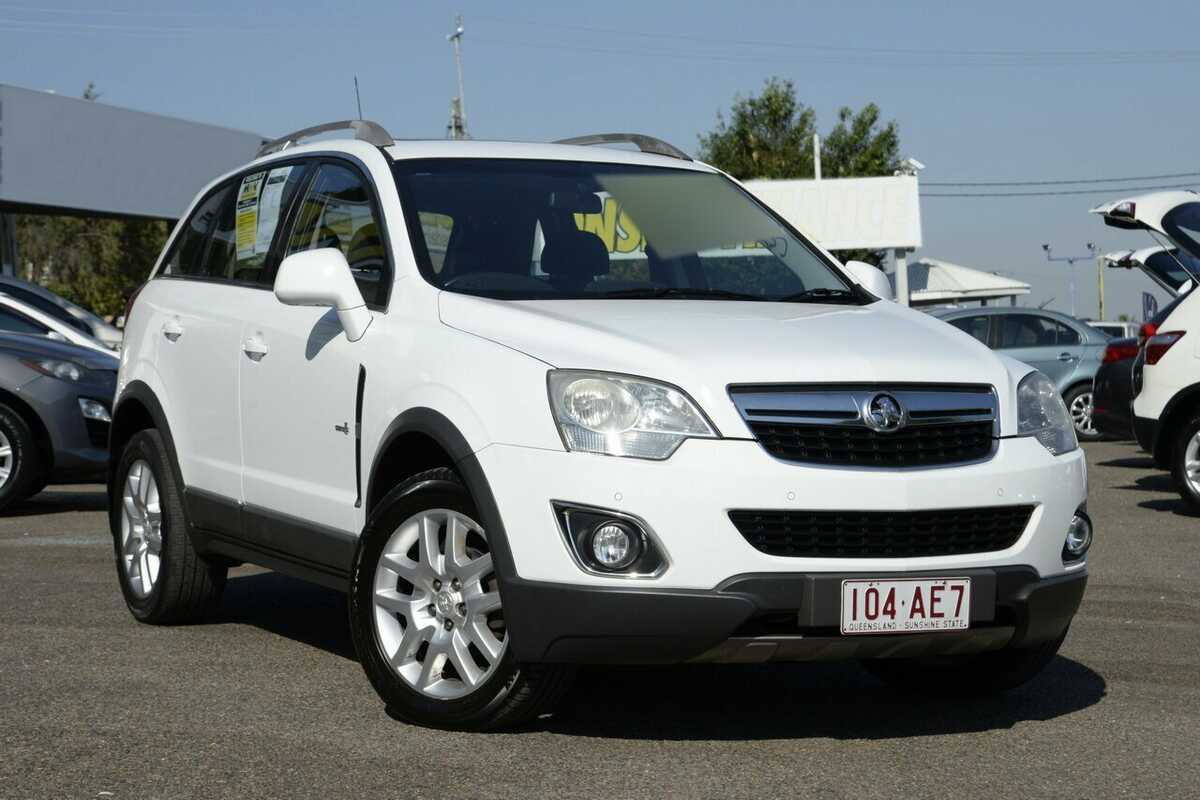 SOLD 2012 Holden Captiva 5 in White Used SUV Moorooka QLD