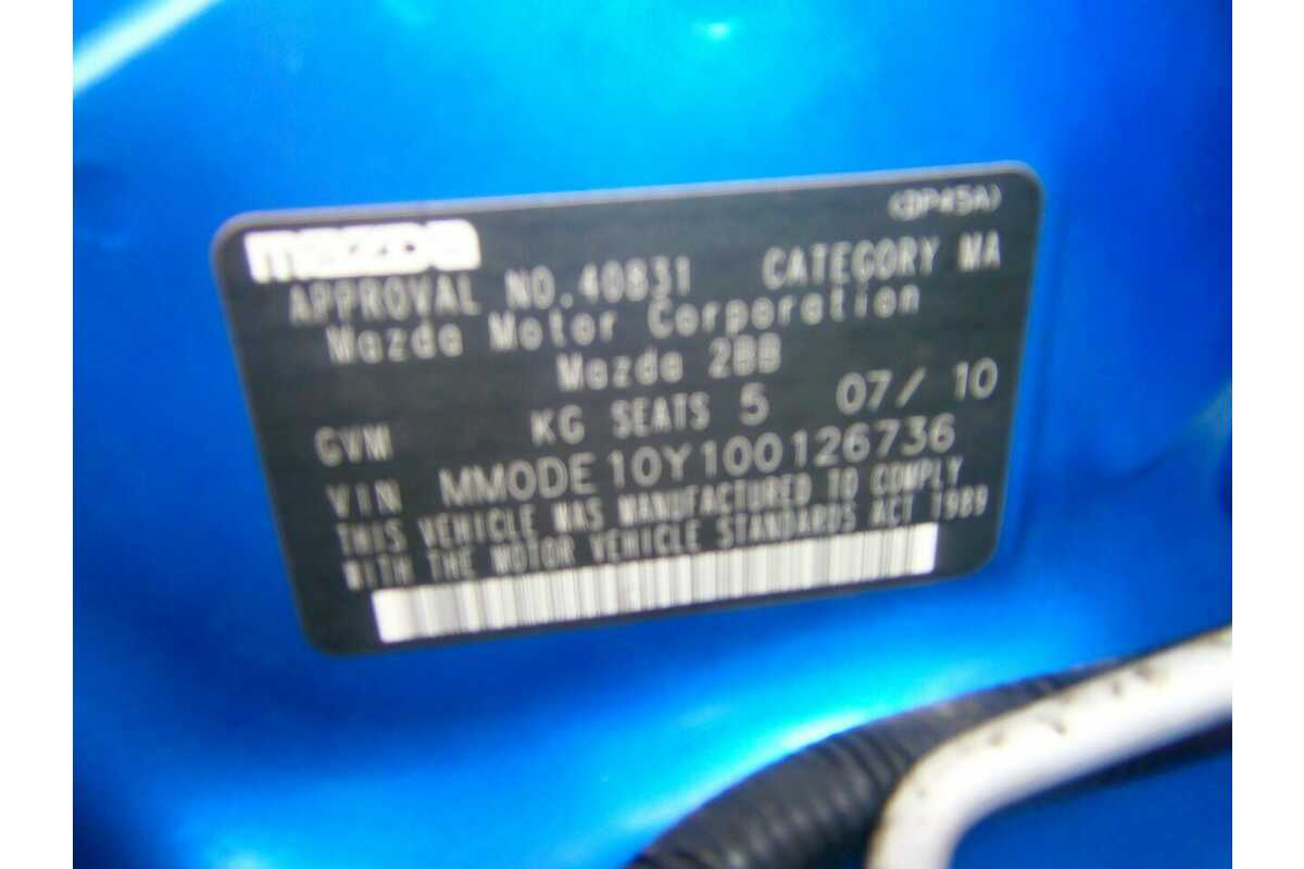 2010 Mazda 2 Maxx DE