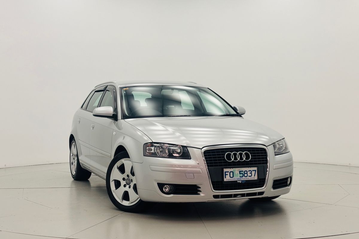 2007 Audi A3 SPORTBACK 1.8 TFSI AMBITION 6 SP AUTO DIRECT SHIFT 5D HATCHBACK T4 2007 Audi A3 SPORTBACK 1.8 TFSI AMBITION 6 SP AUTO DIRECT SHIFT 5D HATCHBACK T4