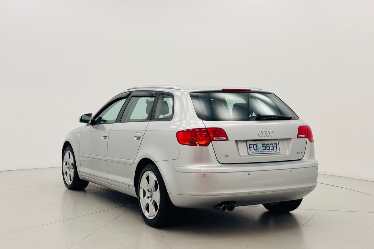 2007 Audi A3 SPORTBACK 1.8 TFSI AMBITION 6 SP AUTO DIRECT SHIFT 5D HATCHBACK T4