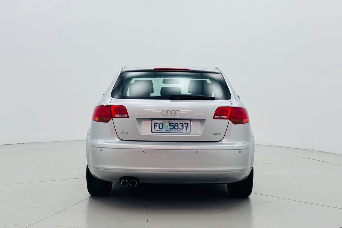 2007 Audi A3 SPORTBACK 1.8 TFSI AMBITION 6 SP AUTO DIRECT SHIFT 5D HATCHBACK T4