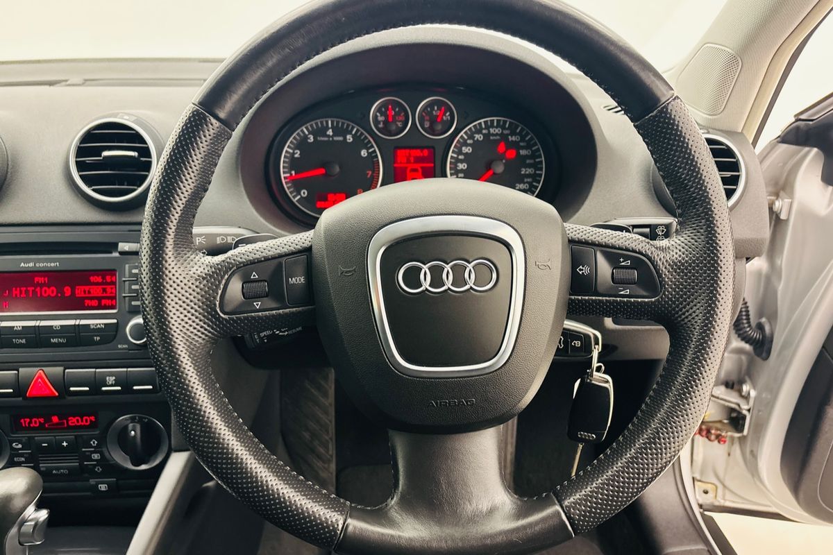 2007 Audi A3 SPORTBACK 1.8 TFSI AMBITION 6 SP AUTO DIRECT SHIFT 5D HATCHBACK T4
