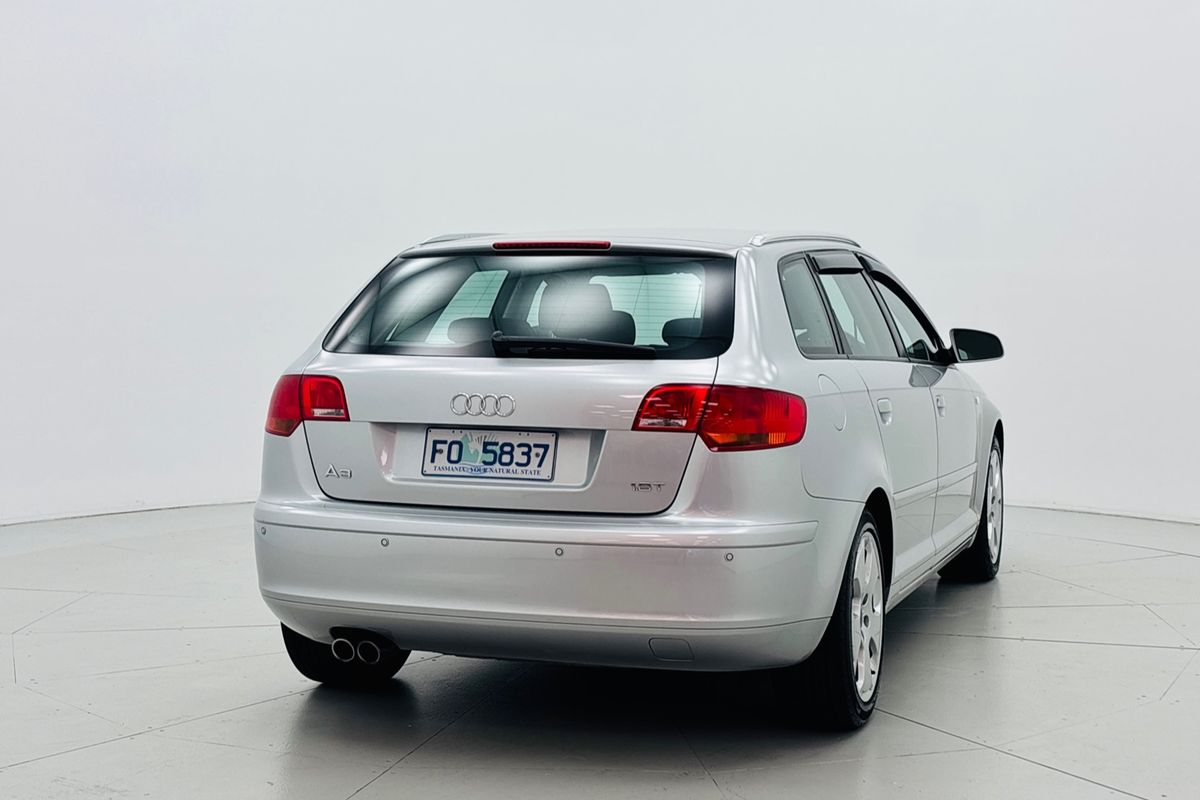 2007 Audi A3 SPORTBACK 1.8 TFSI AMBITION 6 SP AUTO DIRECT SHIFT 5D HATCHBACK T4