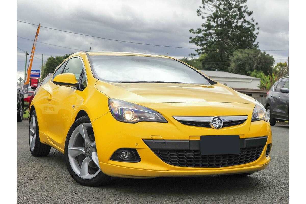 SOLD 2015 Holden Astra GTC Sport in Yellow Used Hatch Beaudesert QLD