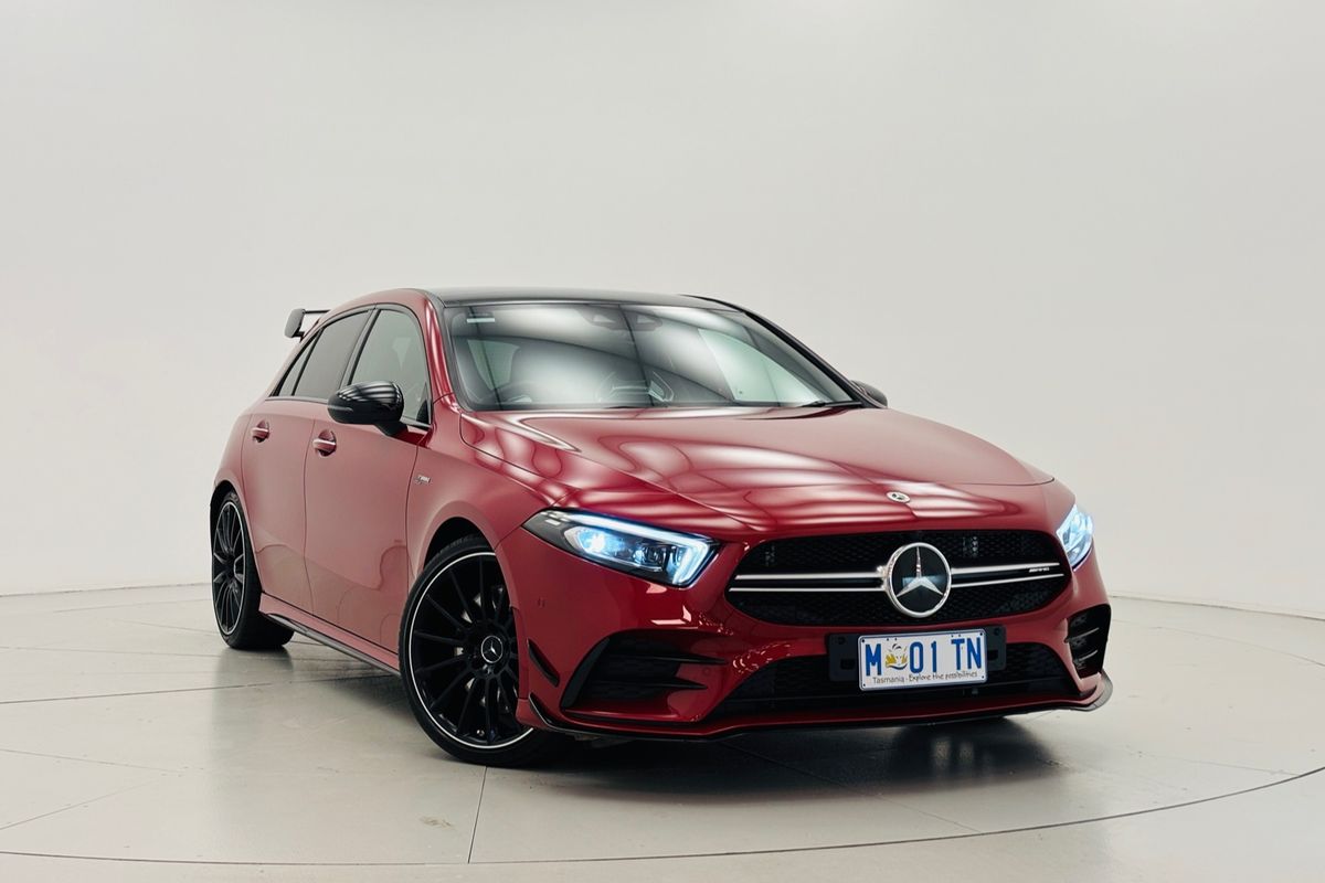A-CLASS A35 AMG 4MATIC, 7SP AUTO 2.0L 4CYL T/PETROL