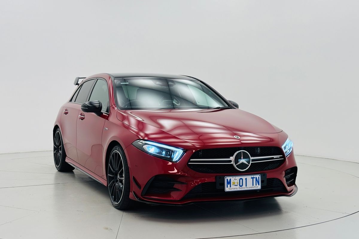A-CLASS A35 AMG 4MATIC, 7SP AUTO 2.0L 4CYL T/PETROL