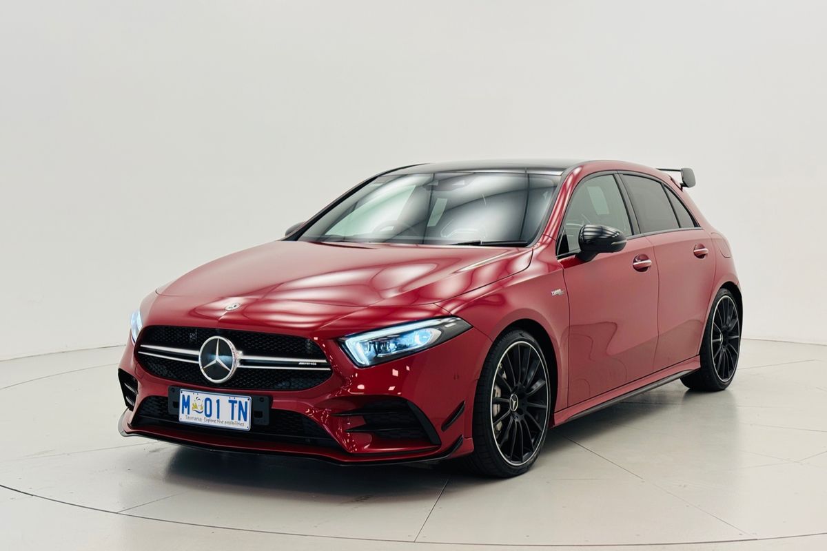 A-CLASS A35 AMG 4MATIC, 7SP AUTO 2.0L 4CYL T/PETROL