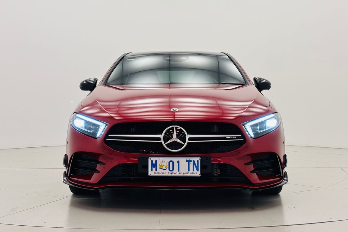 A-CLASS A35 AMG 4MATIC, 7SP AUTO 2.0L 4CYL T/PETROL