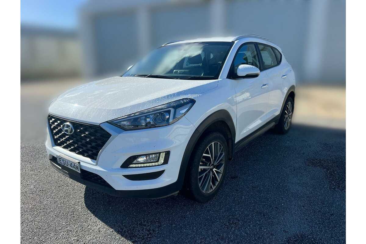 SOLD 2020 Hyundai Tucson Active in White Used SUV Wagga Wagga NSW
