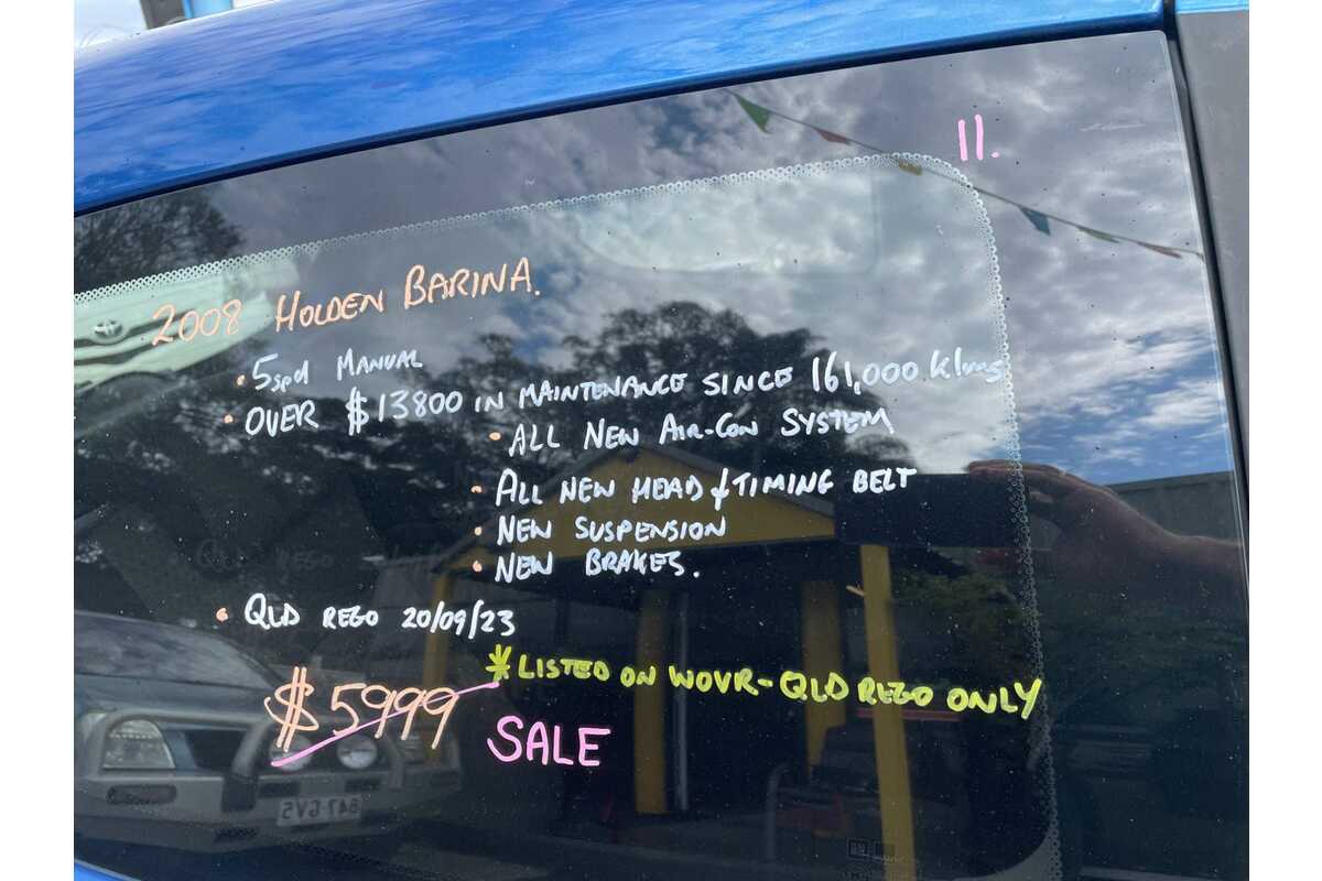 2008 Holden Barina  TK