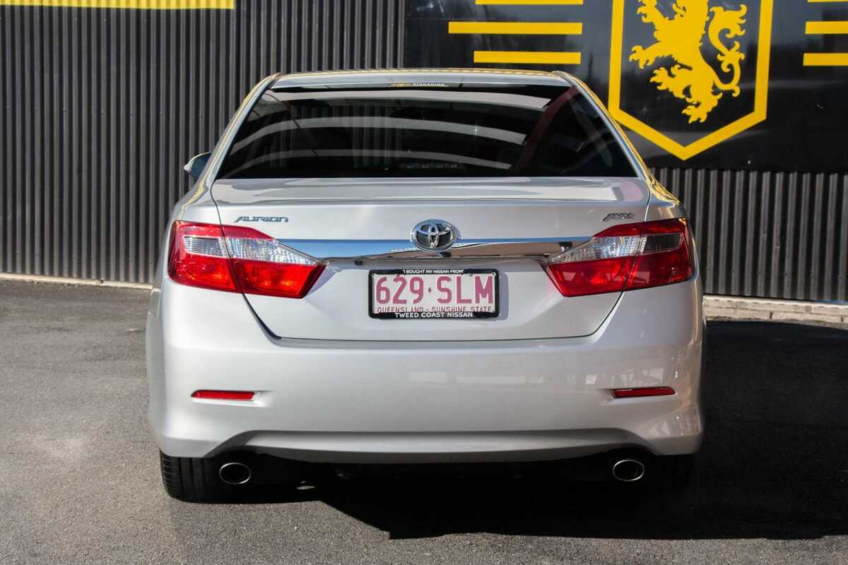 2012 Toyota Aurion AT-X GSV50R