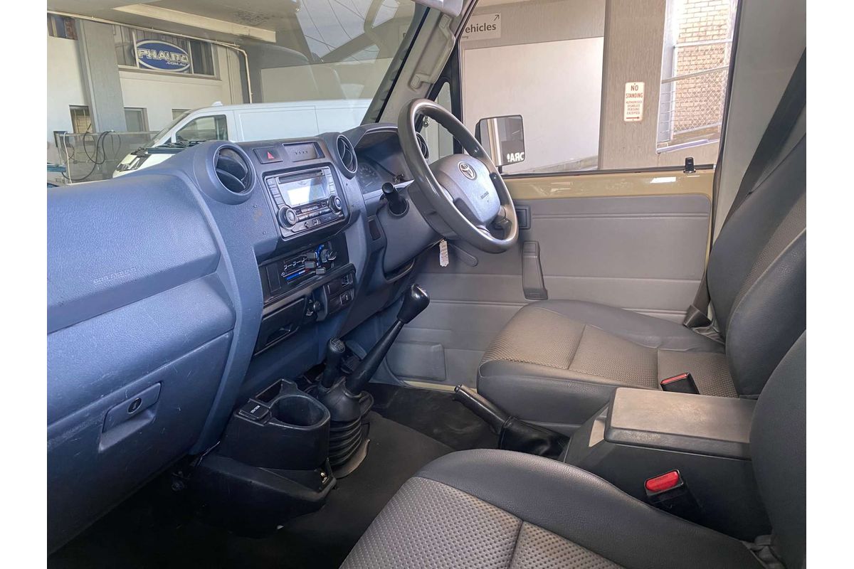LANDCRUISER VDJ79R MY18 WORKMATE (4x4) 4.5L DTV8 DIESEL TURBO F/INJ 5 SP MANUAL C/CHAS