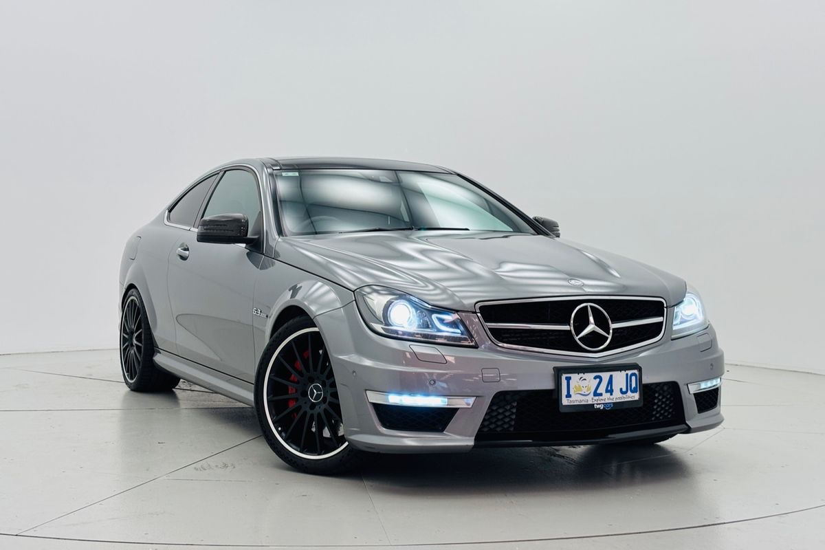 2012 Mercedes-benz C63 AMG 7 SP AUTOMATIC G-TRONIC 2D COUPE V8