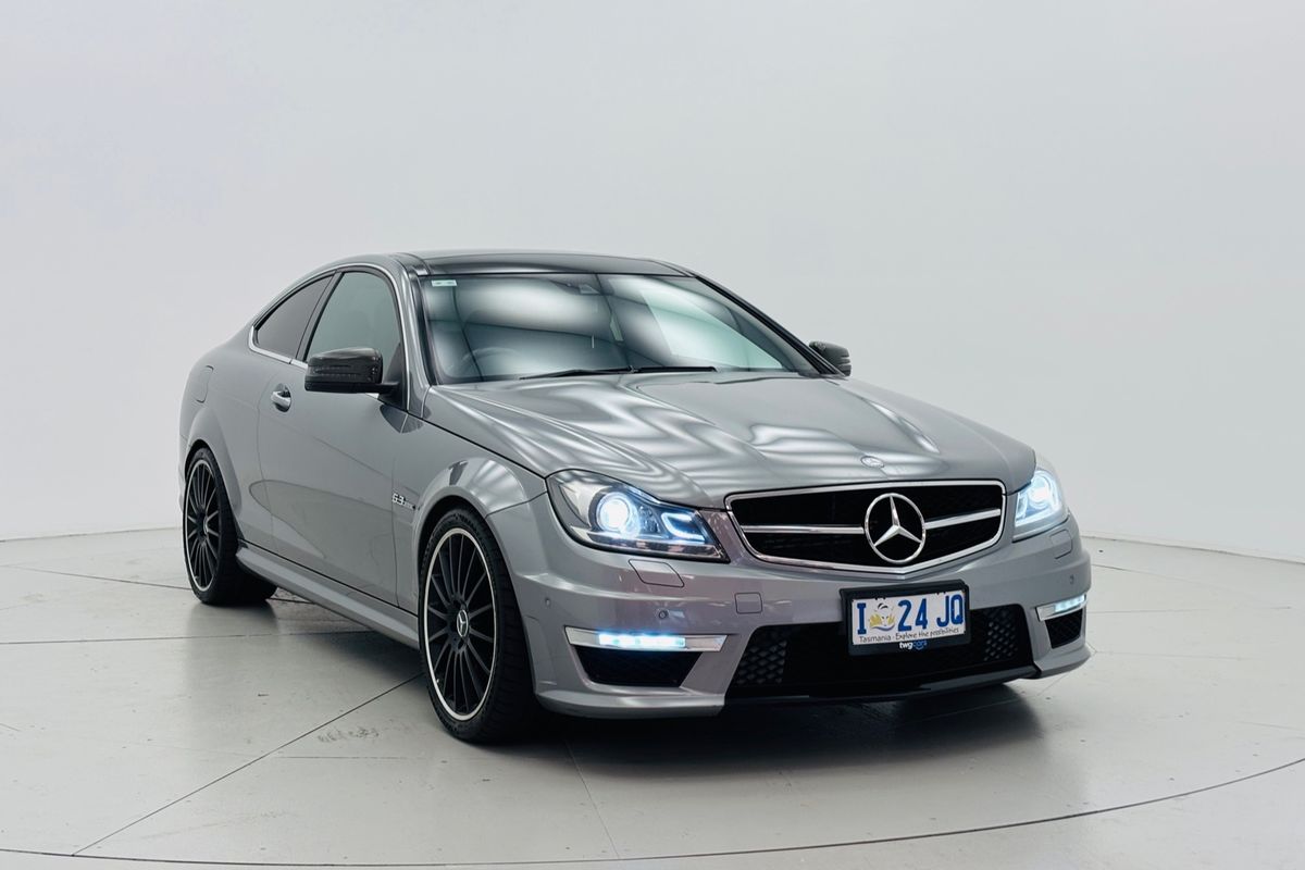 2012 Mercedes-benz C63 AMG 7 SP AUTOMATIC G-TRONIC 2D COUPE V8