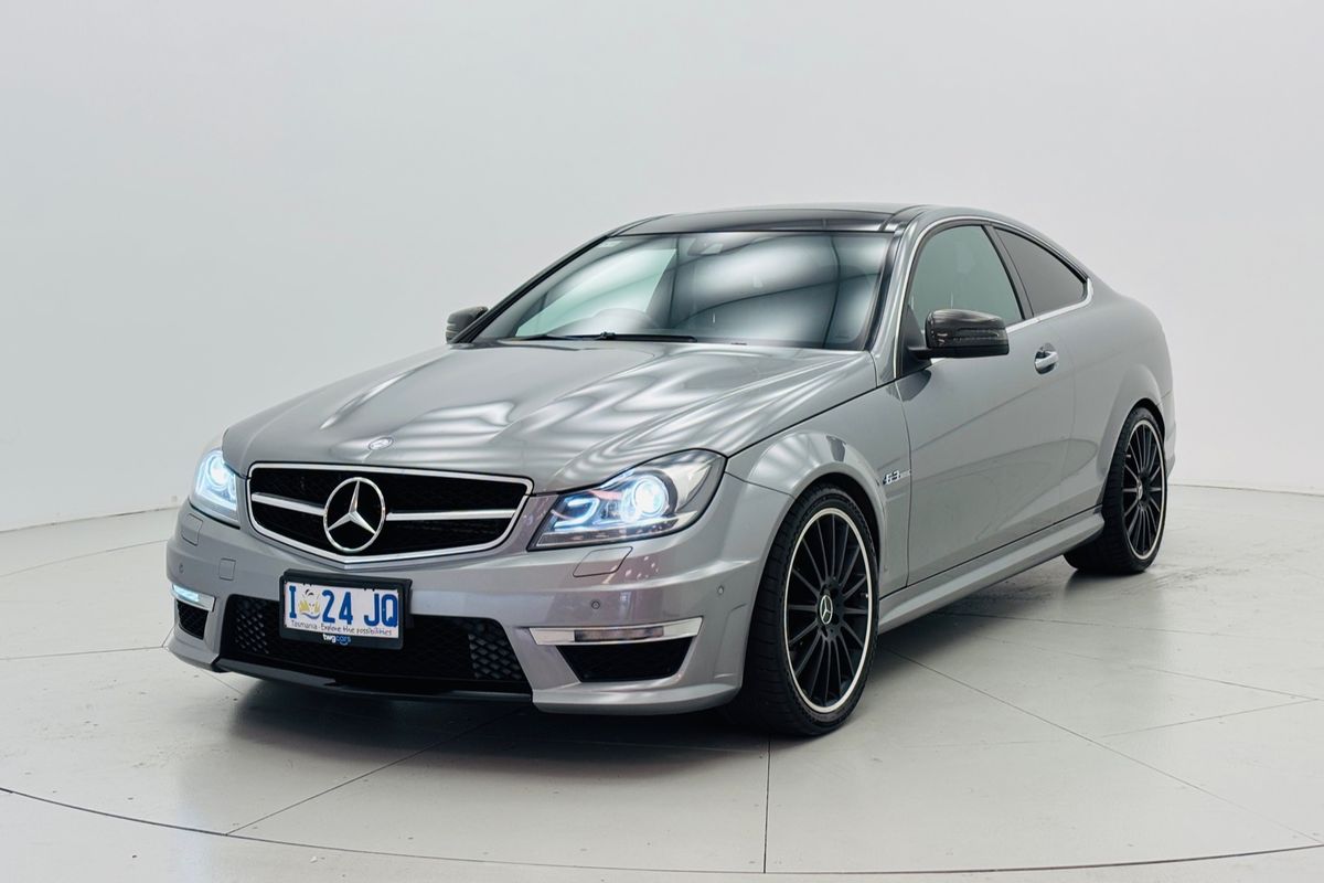 2012 Mercedes-benz C63 AMG 7 SP AUTOMATIC G-TRONIC 2D COUPE V8