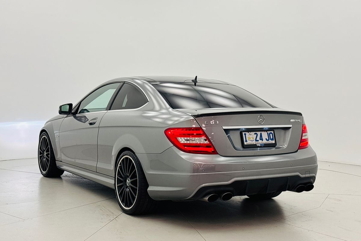 2012 Mercedes-benz C63 AMG 7 SP AUTOMATIC G-TRONIC 2D COUPE V8