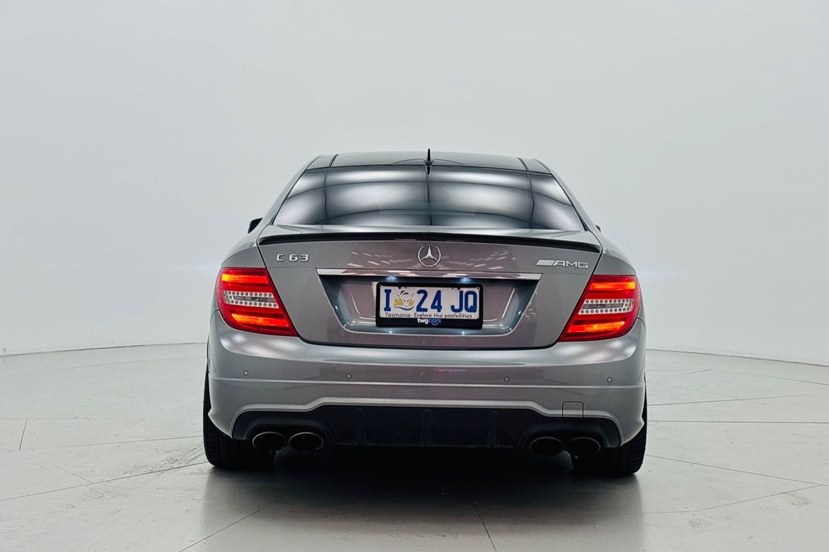 2012 Mercedes-benz C63 AMG 7 SP AUTOMATIC G-TRONIC 2D COUPE V8