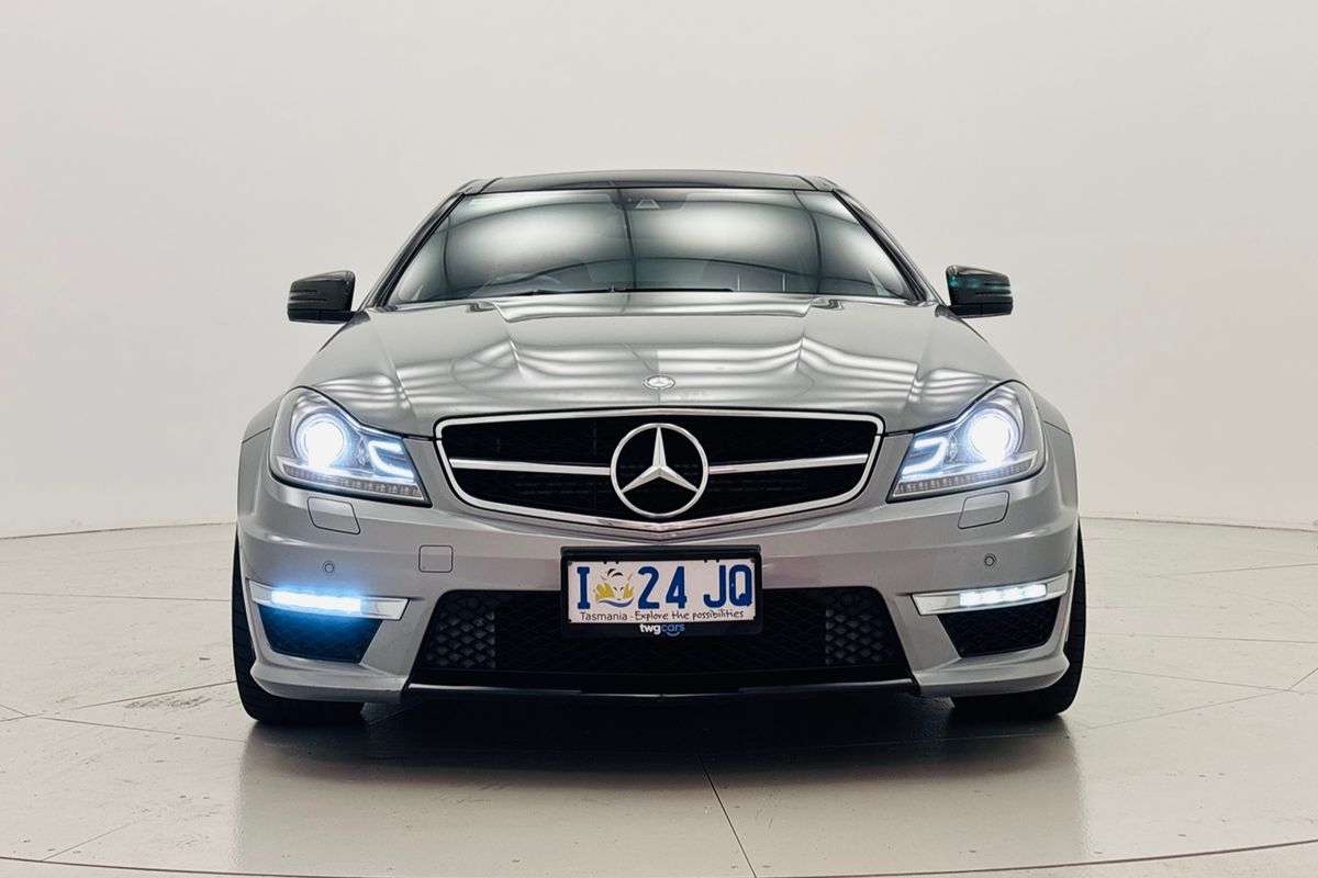 2012 Mercedes-benz C63 AMG 7 SP AUTOMATIC G-TRONIC 2D COUPE V8