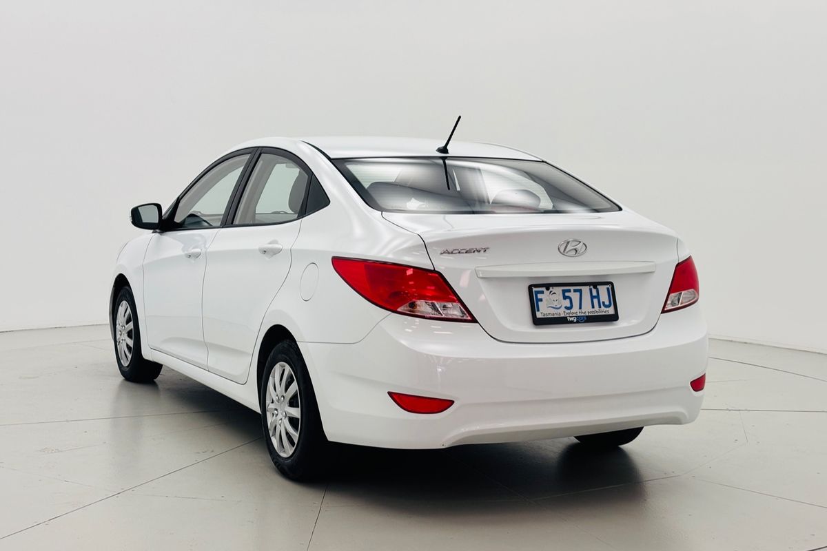 2016 HYUNDAI ACCENT ACTIVE CVT AUTO 6 SPEED 4D SEDAN 4CYL