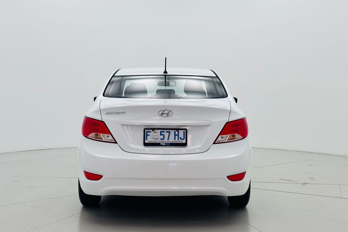 2016 HYUNDAI ACCENT ACTIVE CVT AUTO 6 SPEED 4D SEDAN 4CYL