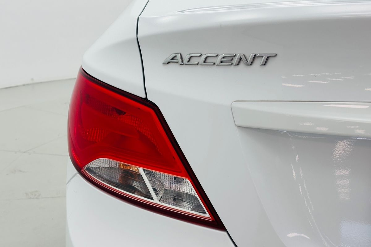 2016 HYUNDAI ACCENT ACTIVE CVT AUTO 6 SPEED 4D SEDAN 4CYL