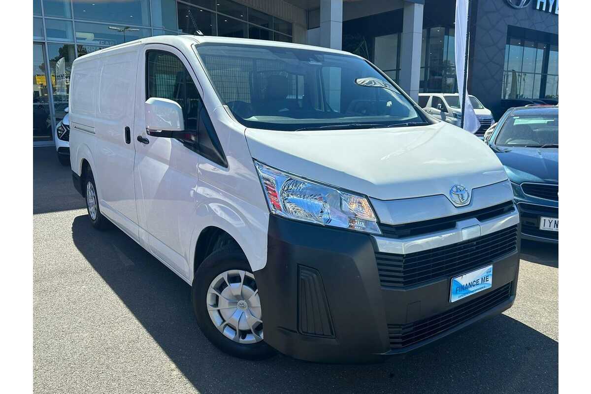 SOLD 2019 Toyota Hiace in White Used Van Hoppers Crossing VIC