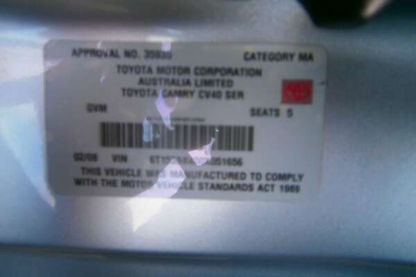 2008 Toyota Camry Grande ACV40R