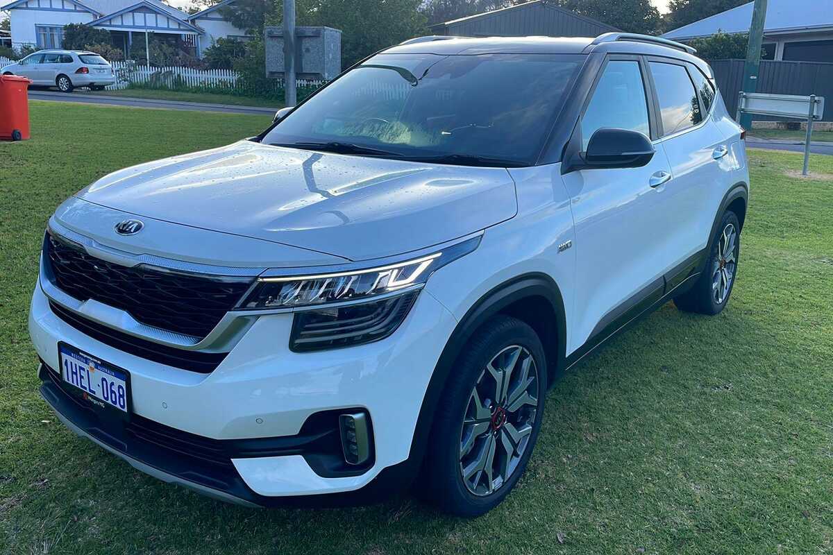 SOLD 2020 Kia Seltos GTLine in White Used SUV Bunbury WA