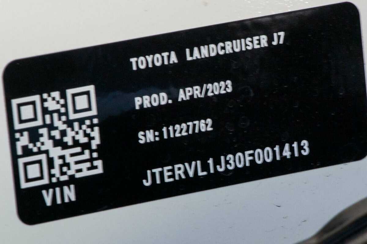 2023 Toyota Landcruiser Workmate Troopcarrier VDJ78R