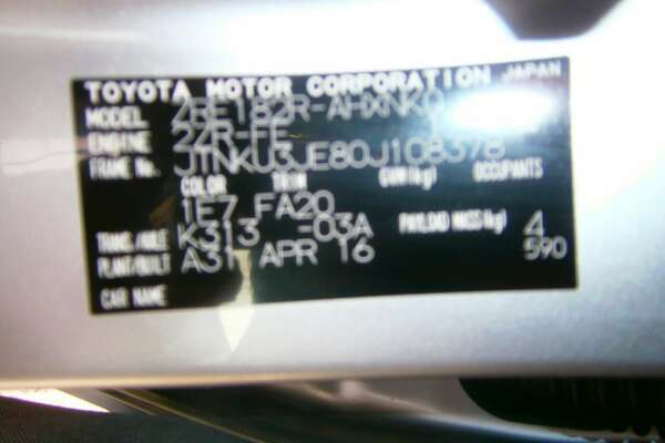 2016 Toyota Corolla Ascent Sport ZRE182R MY15