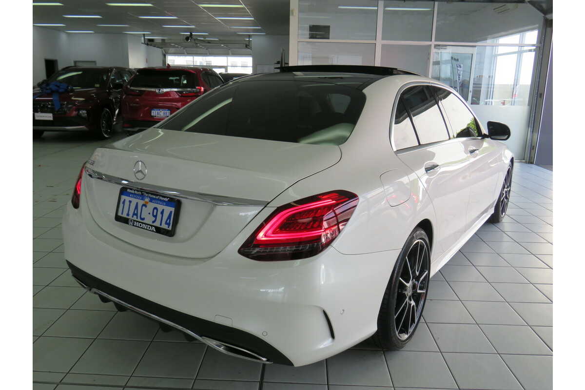 SOLD 2019 Mercedes Benz C-Class C300 9G-Tronic in White | Used Sedan ...