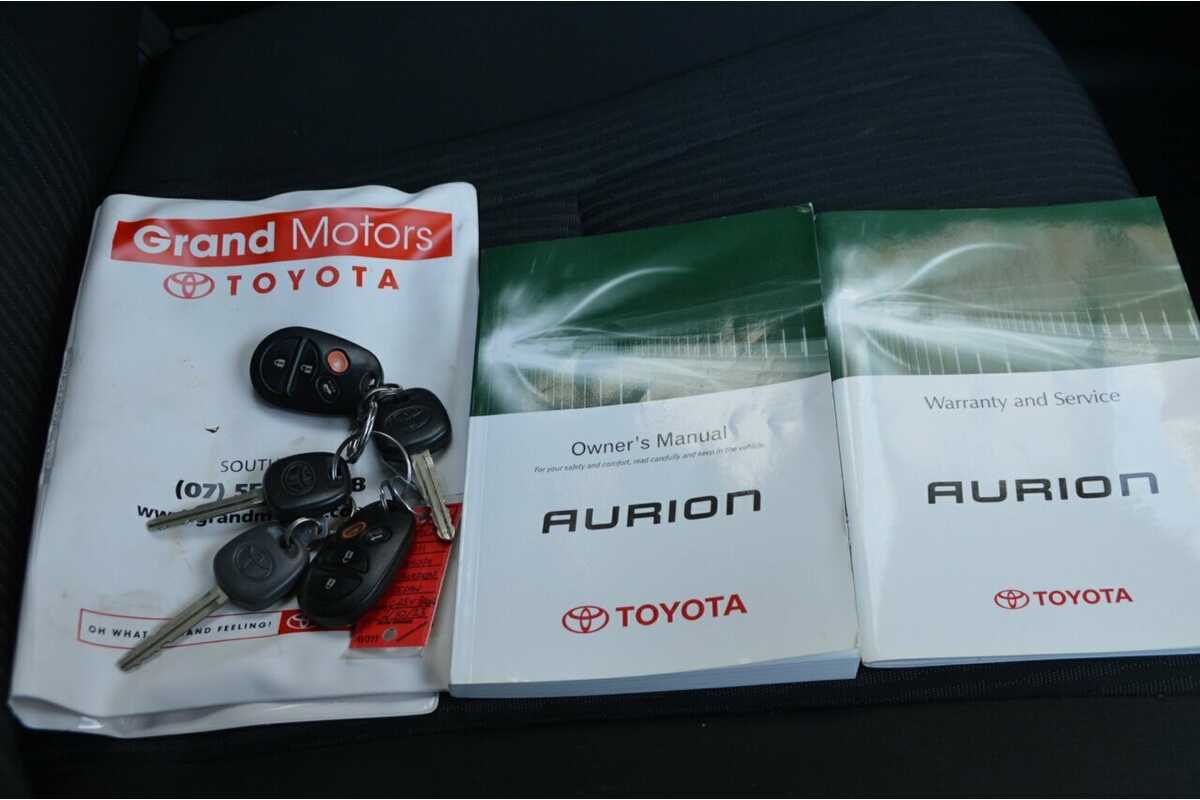 2011 Toyota Aurion AT-X GSV40R MY10