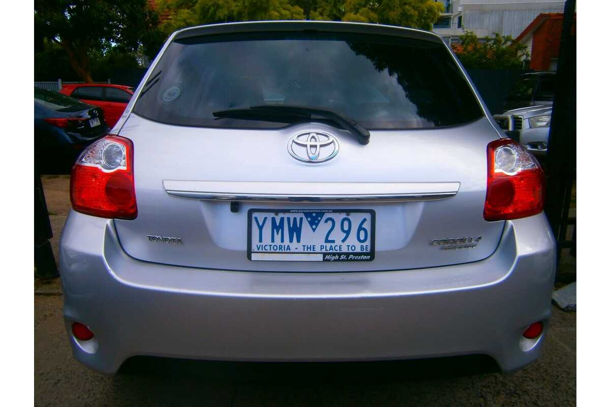 2009 Toyota Corolla Ascent ZRE152R