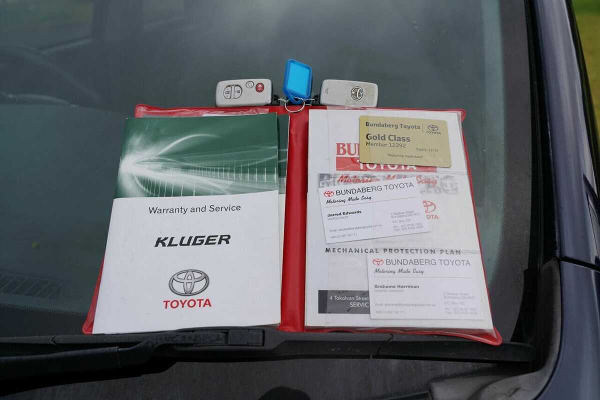 2013 Toyota Kluger Grande (4x4) GSU45R MY11 Upgrade