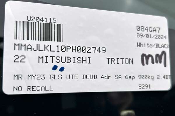 2022 Mitsubishi Triton GLS MR