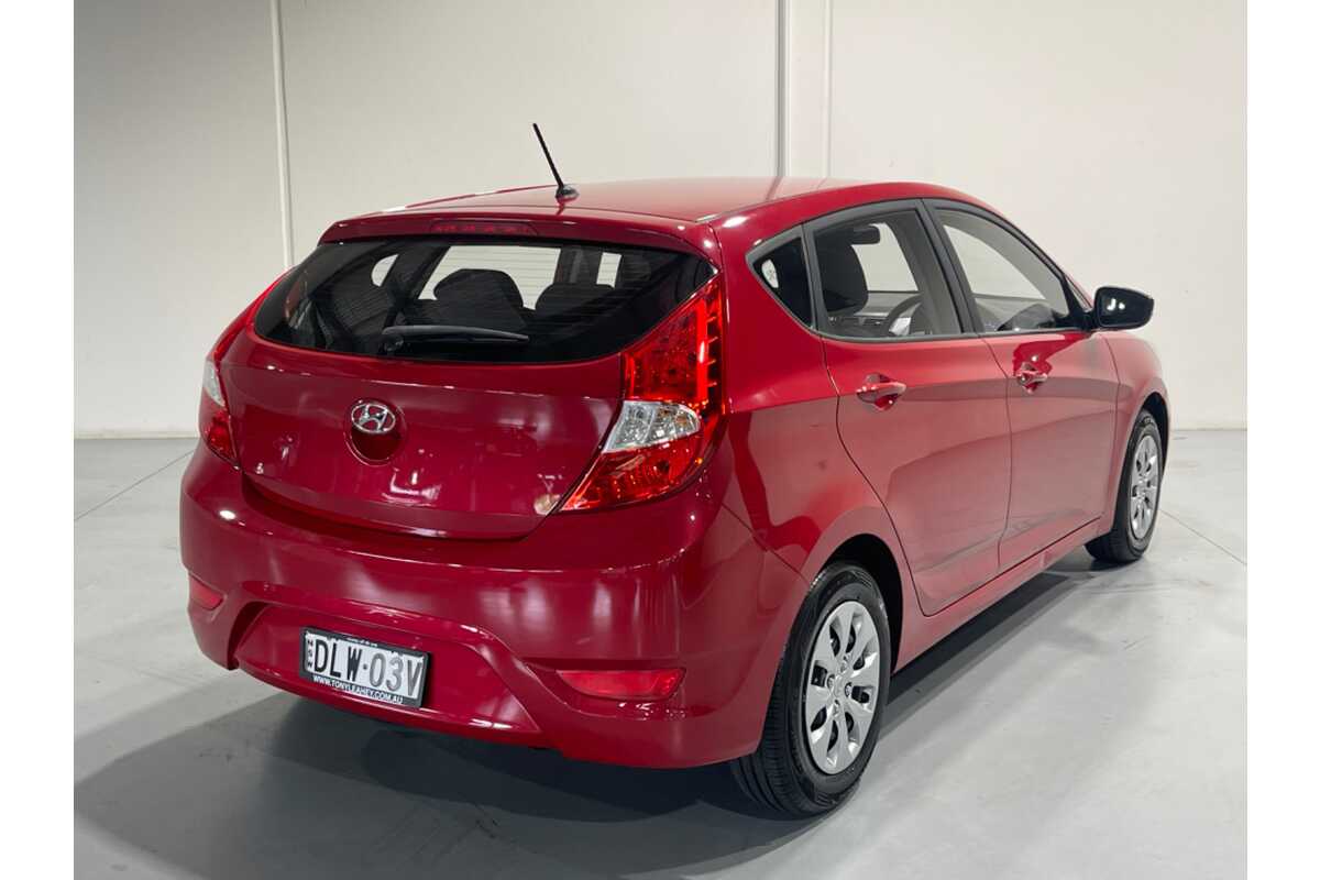 SOLD 2016 Hyundai Accent Active in Red | Used Hatch | Orange NSW