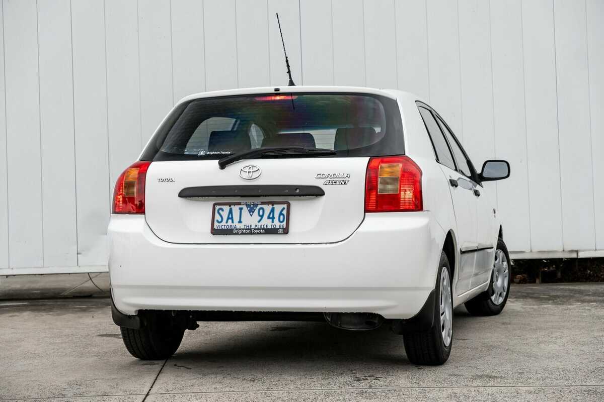 2002 Toyota Corolla Ascent ZZE122R MY03