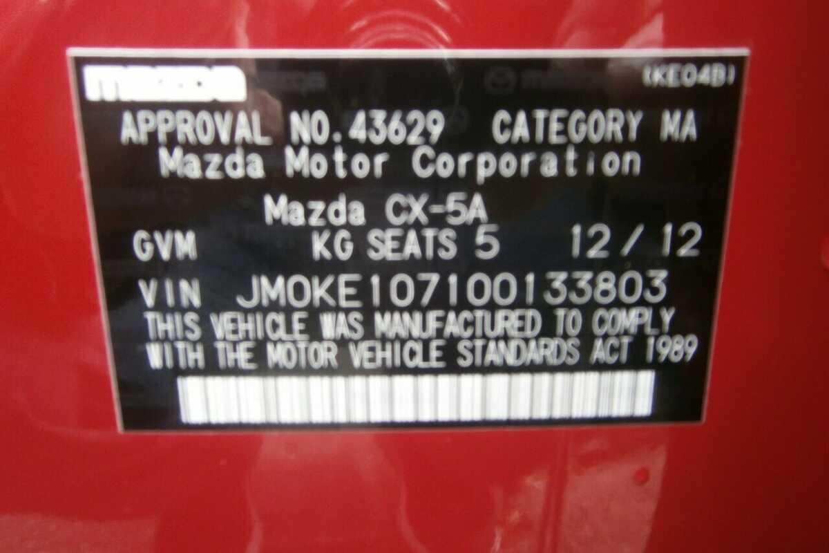 2012 Mazda CX-5 Maxx Sport (4x2)