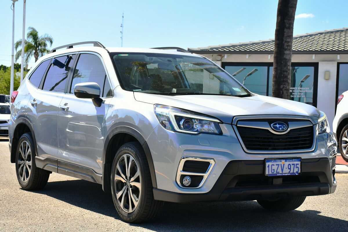 SOLD 2020 Subaru Forester 2.5i Premium CVT AWD in Silver Used SUV