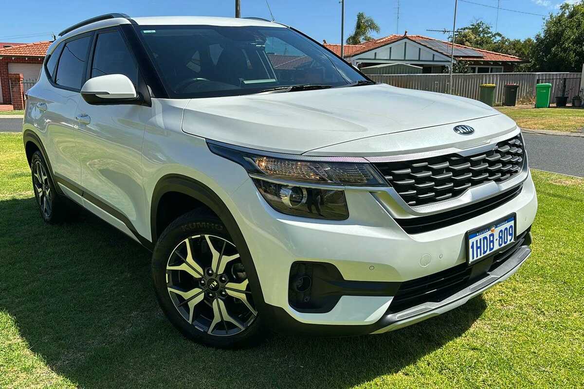 SOLD 2020 Kia Seltos Sport+ in WHITE Used SUV Bunbury WA