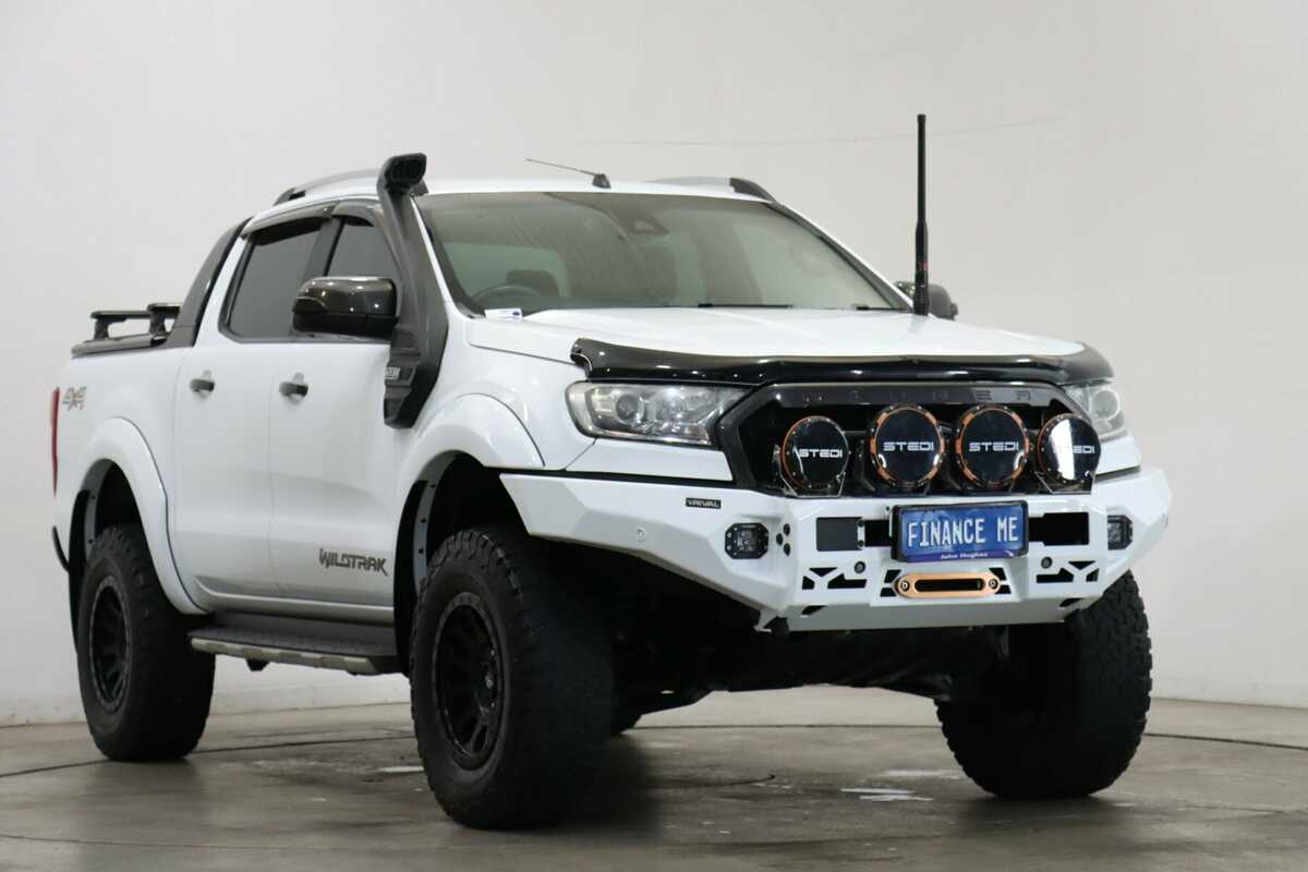 SOLD 2017 Ford Ranger Wildtrak Double Cab in White | Used Ute | Wangara WA