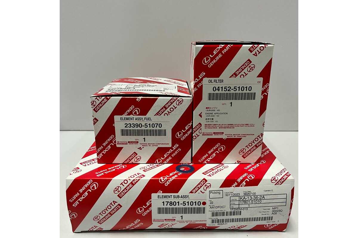Toyota Service Filter Kit - LandCruiser VDJ7#, 1VDFTV 4.5lt V8