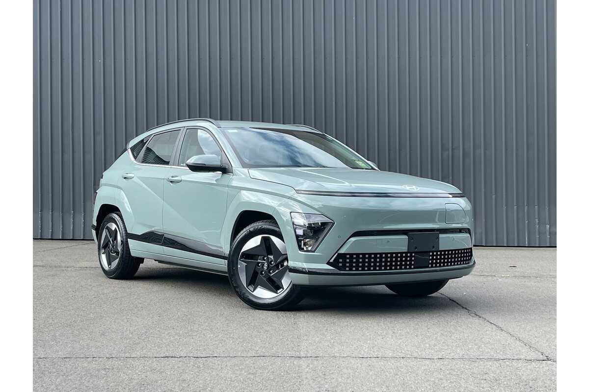 SOLD 2024 Hyundai Kona Electric in Green | New SUV | Kings Park NSW